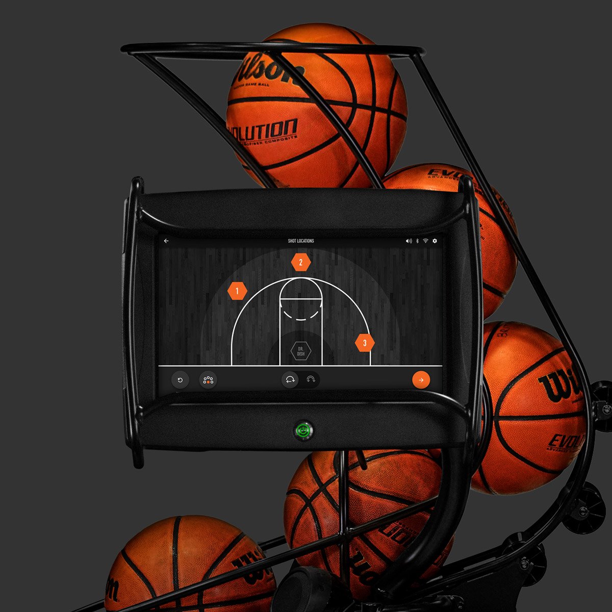 ball passing machine basketball Solange Bertrand